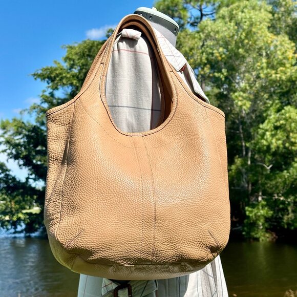 Coach Ergo Legacy XL Tote Camel Tan HTF 2007 Stripe Lining Hang Tag 11640 EUC - Picture 2 of 16